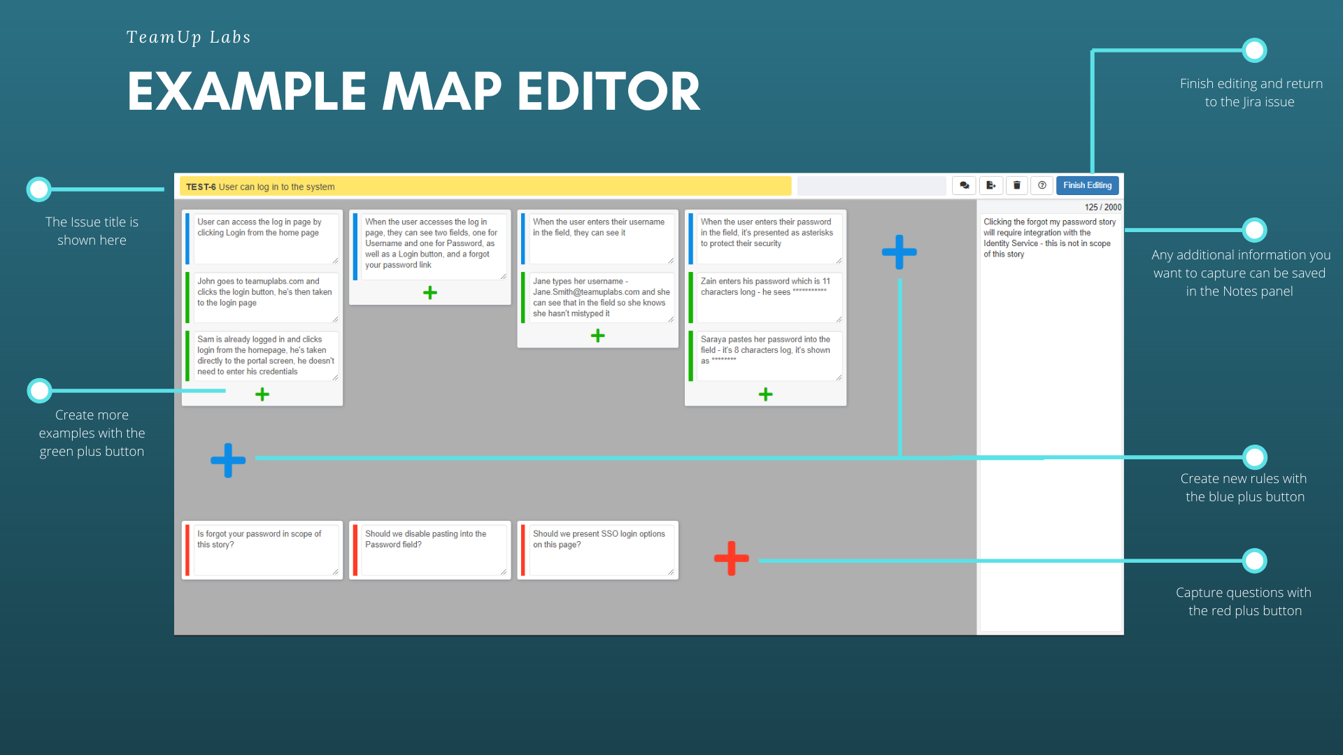 Example Map Issue View